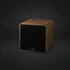 Qube XL (Fekete előlap, fa oldalak - diófa)