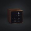 Qube XL (Fekete előlap, fa oldalak - diófa)