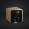 Qube XL (Fekete előlap, fa oldalak - svájci fenyő)